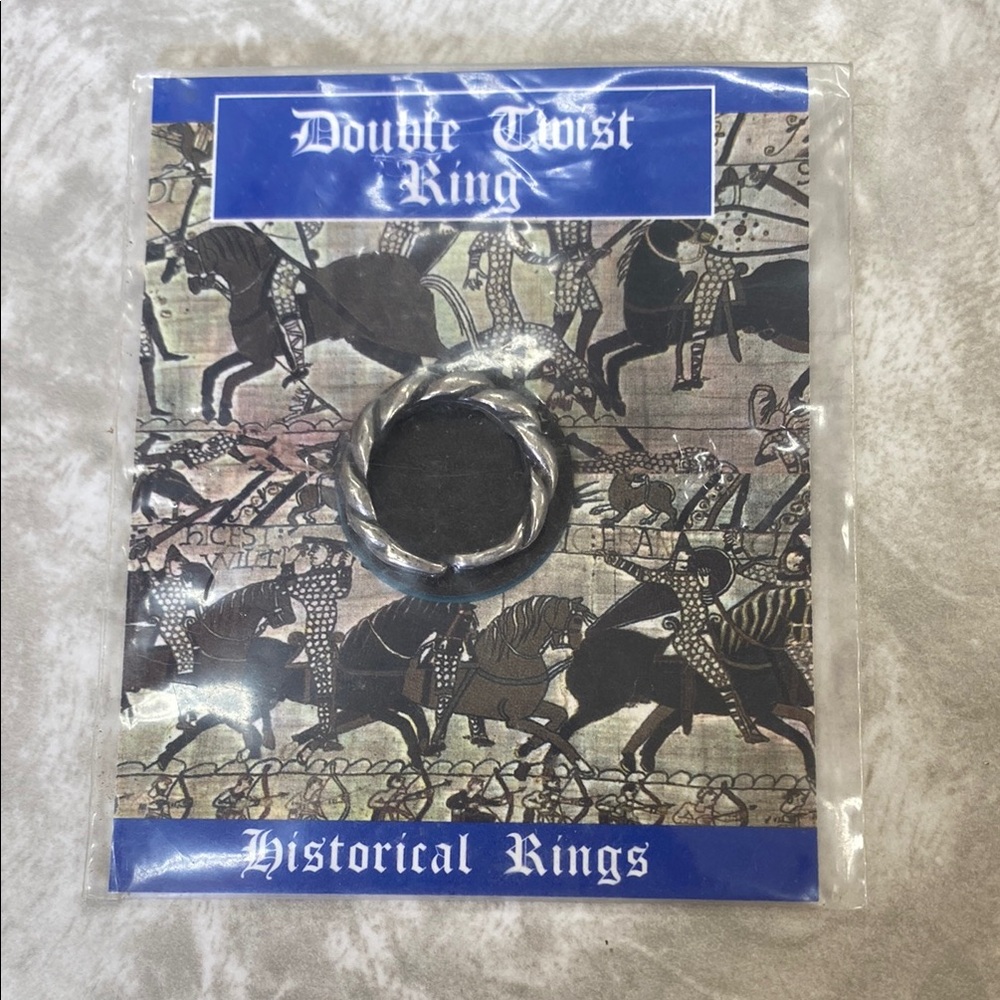 Westair Reproductions Double Twist King Pewter Ring